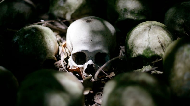 A Florida archaeologist finds 'historic' remains under a shop in St. Augustine dduring construction to repair damage from a hurricane last fall.