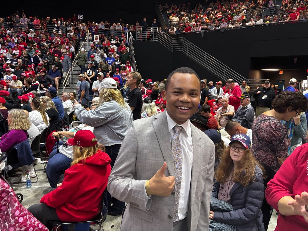 CJ Pearson attended a Donald Trump rally in Rome last year.