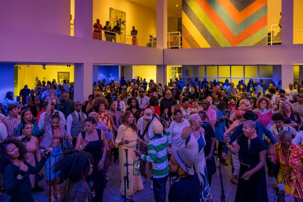 The High Museum of Art’s monthly combination of happy hour and an art party takes place on Friday, May 1. (Photo courtesy of the High Museum of Art)