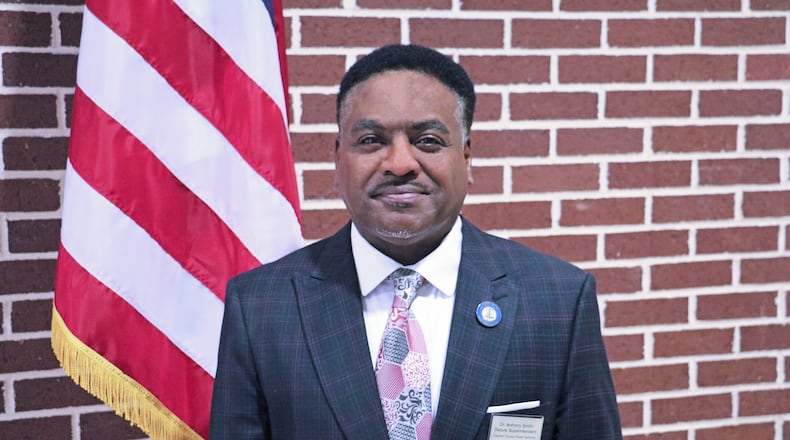 Anthony Smith was sworn in Wednesday as interim superintendent of Clayton County Public Schools.