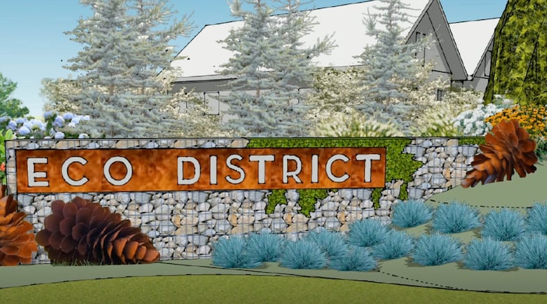 Empire Communities is developing a 50-townhome community in Alpharetta to be called "Pinecone Community.” COURTESY CITY OF ALPHARETTA