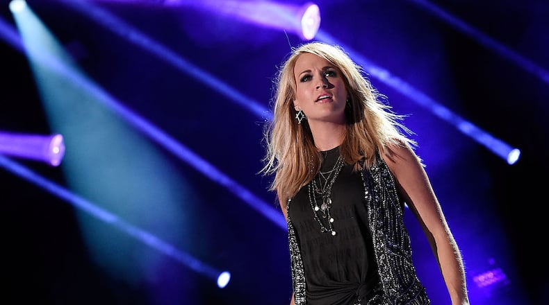 NASHVILLE, TN - JUNE 13:  Singer Carrie Underwood performs onstage during the 2015 CMA Festival on June 13, 2015 in Nashville, Tennessee.  (Photo by Rick Diamond/Getty Images)