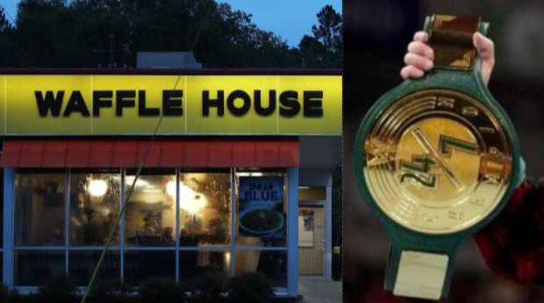 Georgia's Waffle House took a shot at the new internet-disapproved 24/7 Champion belt premiered Monday night.