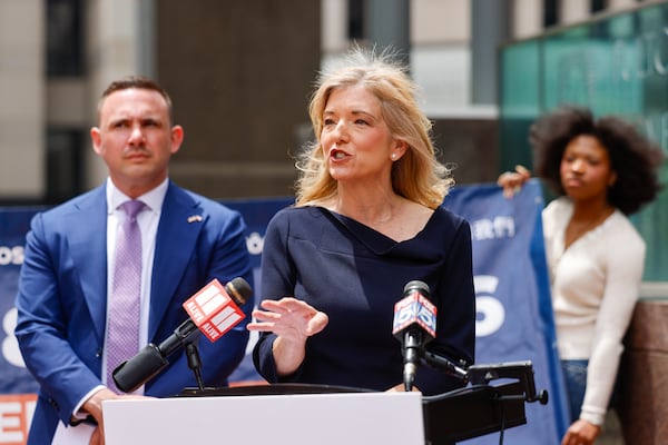 Georgia Supreme Court candidate Jen Jordan. (Arvin Temkar/AJC)