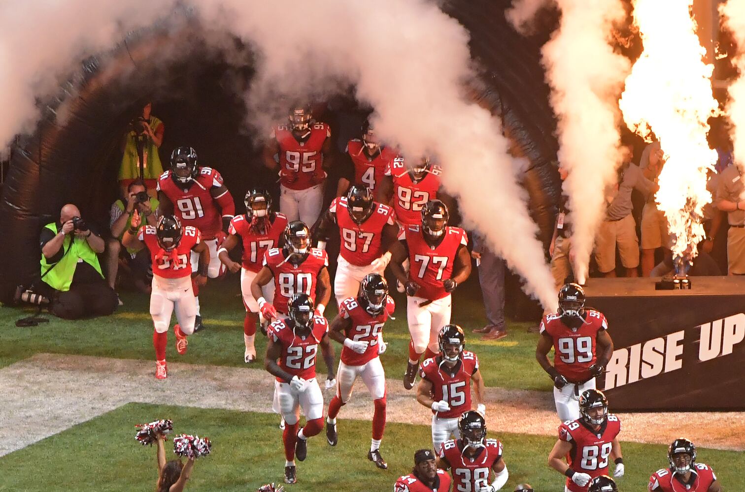 Photos: The scene at the Falcons’ new Mercedes-Benz Stadium