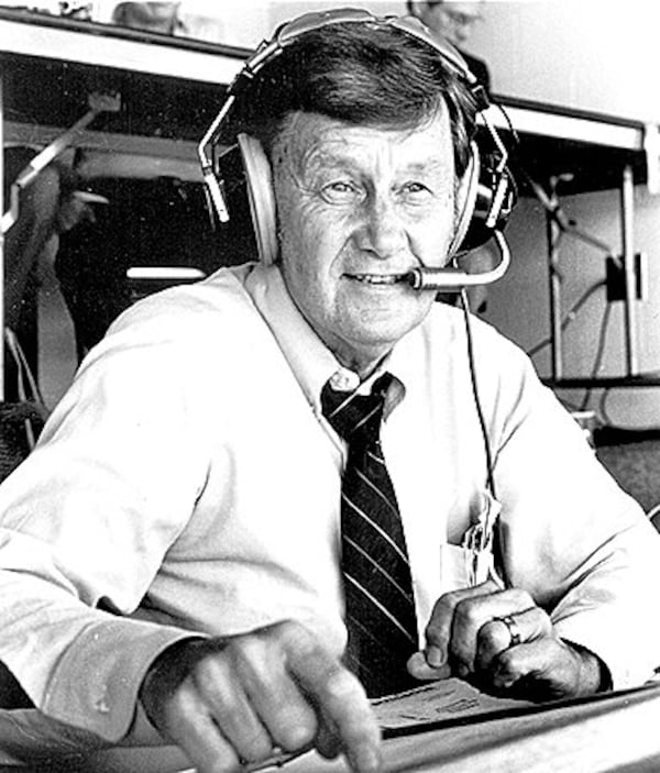 UGA fans took to playing tapes of Munson's calls while tailgating before games. In the 1982 Auburn game that would result in an SEC title for the Bulldogs, Munson would rattle off enough lines to fill an album. (AJC File)