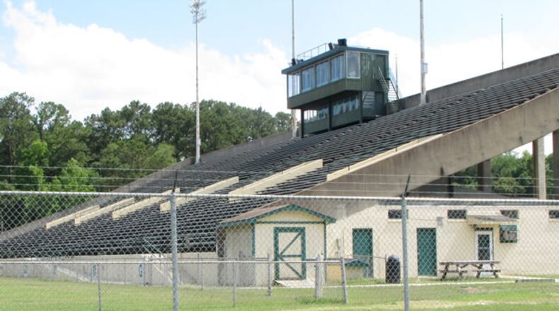 Memorial Stadium is the home field to several Savannah public schools. The Savannah-Chatham Schools 10 football-playing schools will play a schedule among themselves beginning no sooner than Oct. 1, according to news reports. Photo: Savannah-Chatham Parks and Recreation.