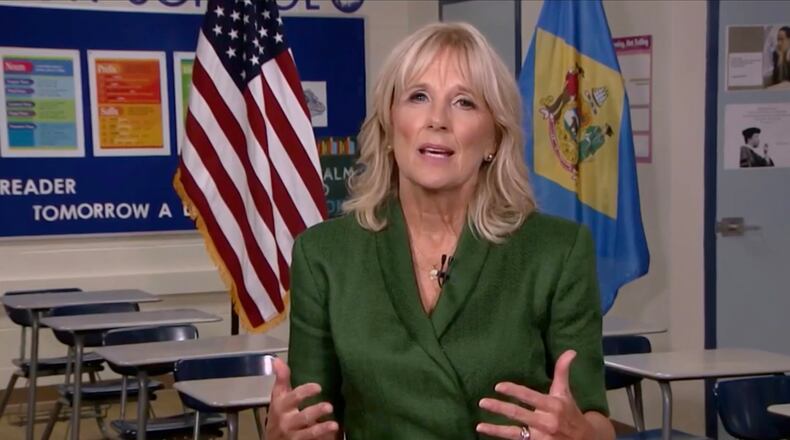 A Georgia education professor writes: "The criticism of Dr. Biden’s academic field of education relates as much to the unreasoning contempt people with certain ideologies express for education in general."  (DNCC/Getty Images/TNS)