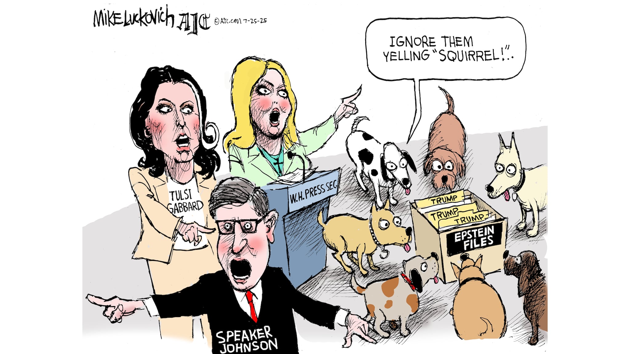 Undistractable Mike Luckovich: Undistractable