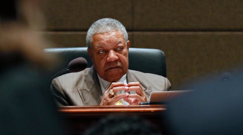 Robb Pitts, the chairman of the Fulton County commission. BOB ANDRES /BANDRES@AJC.COM
