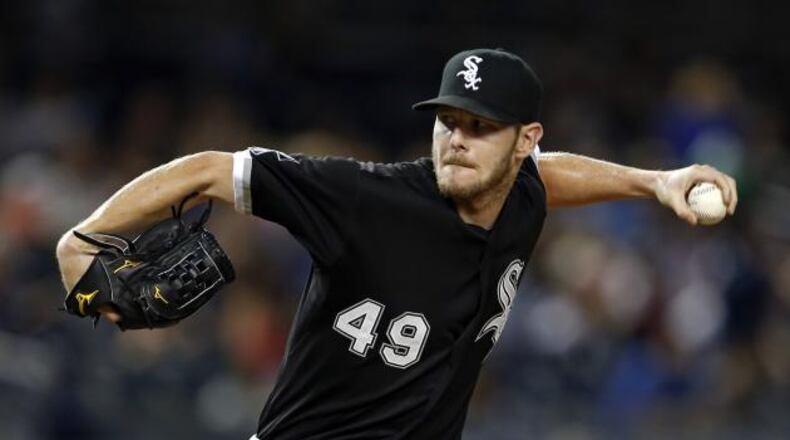 Chris Sale would make them better, but Braves aren’t willing to “blow up” their rebuilding plan by paying the current asking price of multiple top prospects in a potential trade for the White Sox ace. (AP photo)