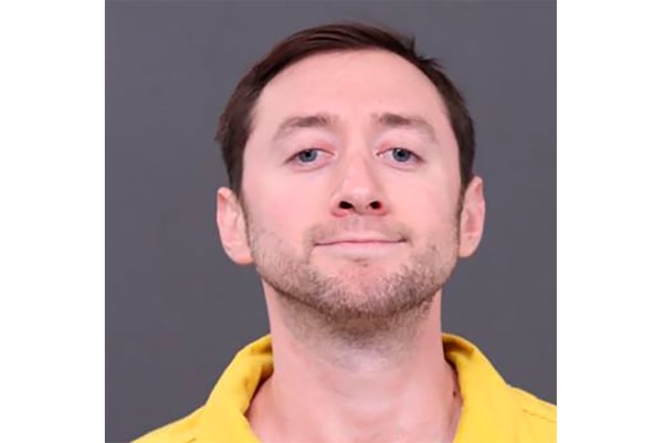 FILE - This photo provided by the Bucks County, Pa., District Attorney's Office shows Justin Mohn, the man accused of beheading his father in their suburban Philadelphia home in January 2024. (Bucks County District Attorney's Office via AP, File)