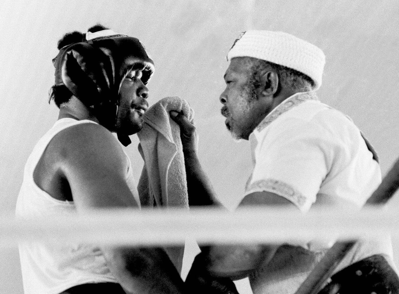 World heavyweight championship between Muhammad Ali and George Foreman