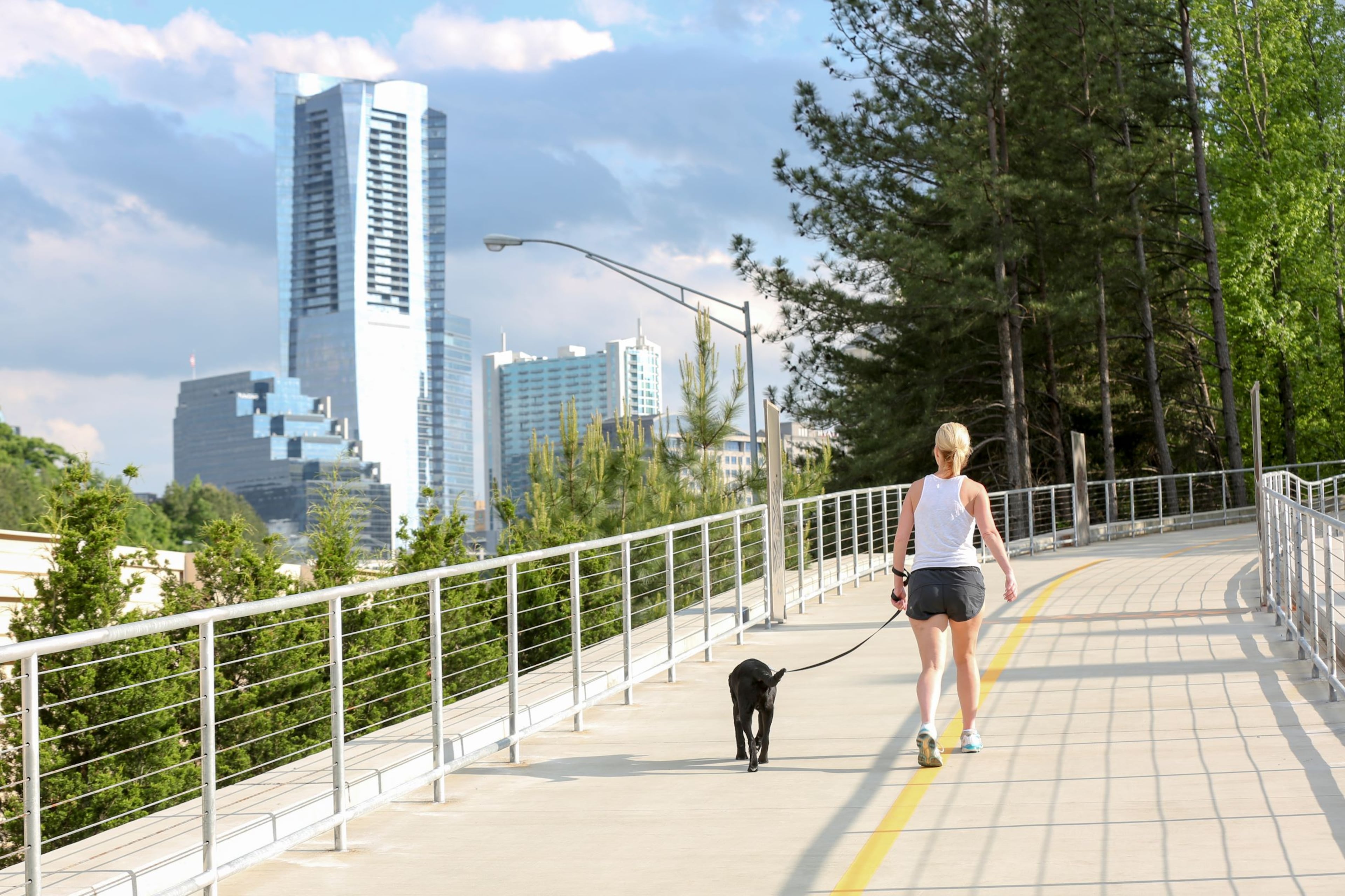 Livable Buckhead’s flagship project is Path400, a 5.2-mile multiuse trail running through the heart of Buckhead. Livable Buckhead emphasizes exercise and outdoor activity. (Courtesy of Livable Buckhead)