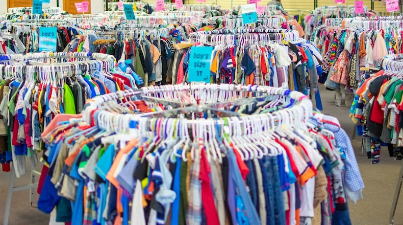 Shop for children’s clothing in a wide variety of sizes at Rhea Lana’s consignment sale. (Courtesy)