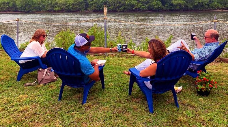The Roswell beer garden that drew crowds last summer returns Friday along the Chattahoochee River. Courtesy of From the Earth Brewing