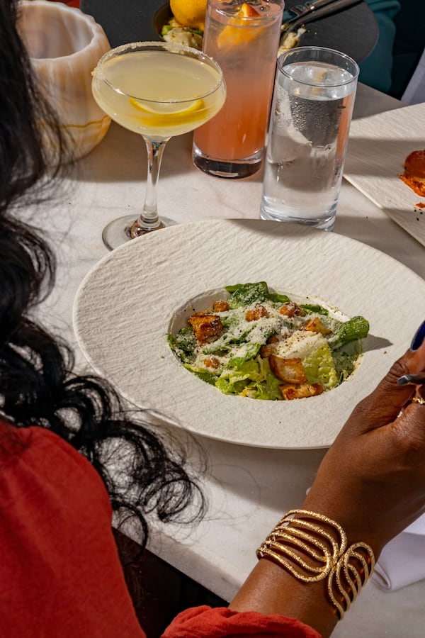 The chickpea Caesar salad at Mistora. (Courtesy of Mistora)