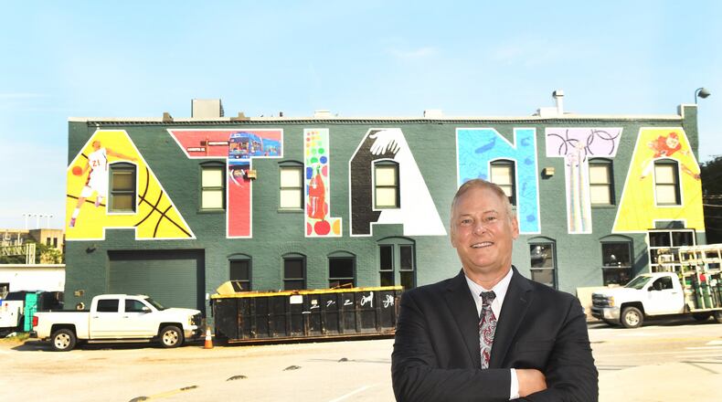 David Marvin, founder and president of Legacy Ventures, was an early believer in downtown Atlanta’s resurgence. He placed his hotel in between Centennial Olympic Park and the location of the new Falcons stadium. He then patiently waited for everything to grow around him. (Rebecca Breyer)