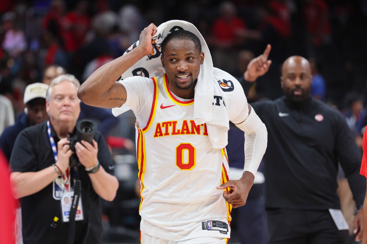 NBA first round playoff game 3 between New York Knicks and Atlanta Hawks