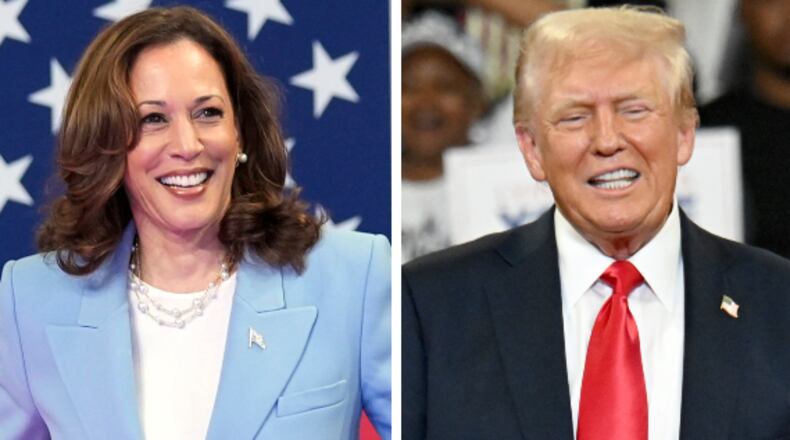 A poll of likely voters conducted for AARP shows support in Georgia for Vice President Kamala Harris at 44% and former President Donald Trump at 46%. The margin of error was 4 percentage points.