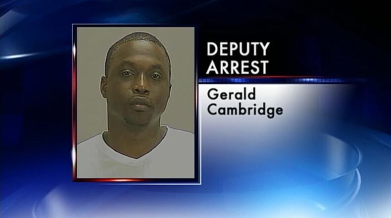 Riverdale police say 40-year-old Gerald Cambridge was off-duty when he bumped the trooper from behind on Highway 85 near Church Street about 3 a.m. Sunday.