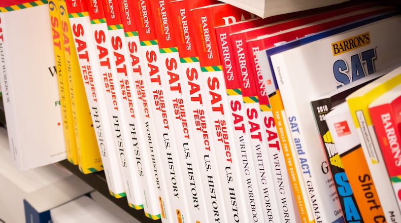 Georgia SAT scores dropped, but less than the U.S. average. The value of ACT and SAT tests has been called into question over the years, fueled by a growing awareness that test-takers from higher-income households have advantages, such as prep classes and tutors. (David Tonelson/Dreamstime/TNS)
