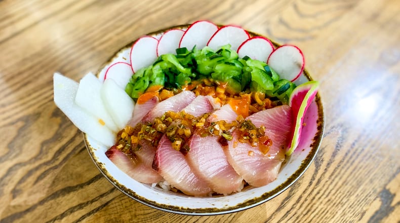 Momonoki provides a welcome respite from holiday fatigue, thanks to gorgeous, healthful dishes like the yellowtail jalapeno bowl.