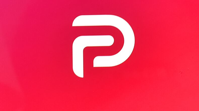 Shown here is the Parler logo. A District Court judge in Seattle ruled that Amazon’s cloud-computing division was within its rights to boot Parler from its servers. Judge Barbara Rothstein opined that forcing Amazon to get Parler back online goes against the public interest, given “the kind of abusive, violent content at issue in this case, particularly in light of the recent riots at the U.S. Capitol.”