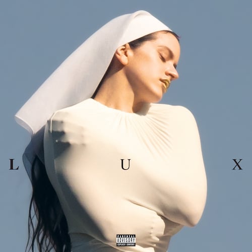 This image released by Columbia Records shows "LUX" by Rosalía. (Columbia Records via AP)