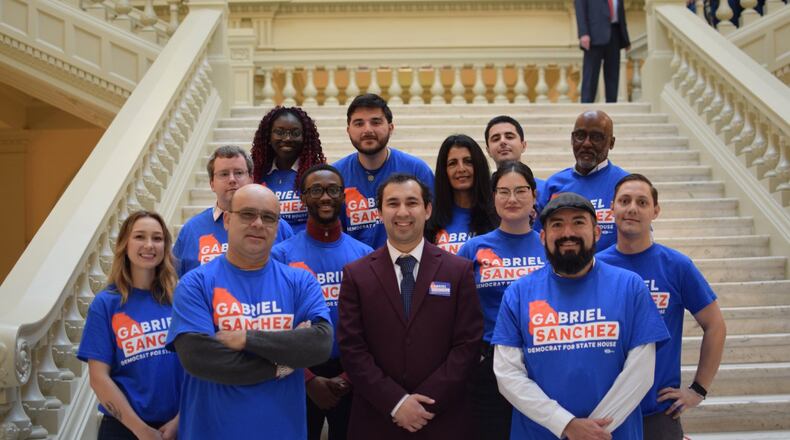 Gabriel Sanchez, a democratic socialist, won the Democratic Party primary against state Rep. Teri Anulewicz on Tuesday, May 21, 2024. Courtesy