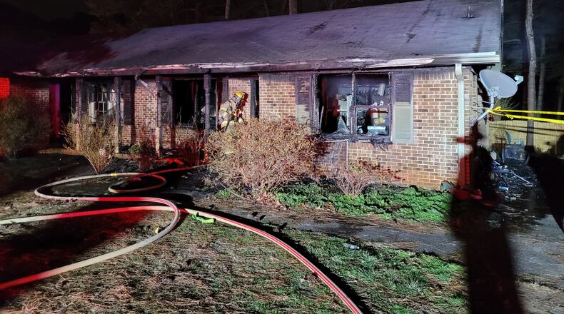The fire began just before midnight a a duplex in unincorporated Norcross.