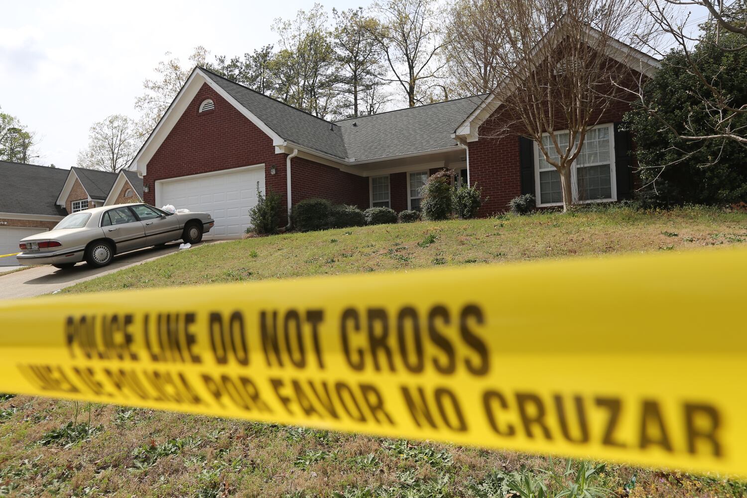 Home damaged during a hostage standoff
