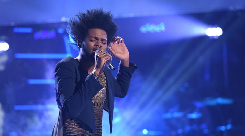 AMERICAN IDOL XIV: Quentin Alexander performs on AMERICAN IDOL XIV airing Wednesday, April 22 (8:00-10:00 PM ET/PT) on FOX. CR: Michael Becker / FOX. This image is embargoed until 10:00PM PT. Quentin Alexander's "Light My Fire" failed to light up the Twitter-verse. CREDIT: Fox