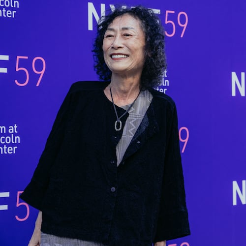 In this photo provided by Film at Lincoln Center, filmmaker Christine Choy attends a screening of her film, "Who Killed Vincent Chin?" at the 59th New York Film Festival in 2021. (Dan Rodriguez/Film at Lincoln Center via AP)