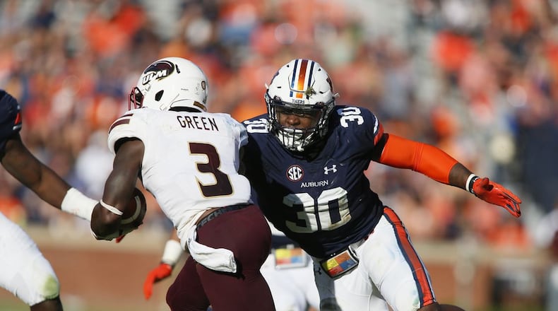 Marcus Green (3). against Auburn. John Reed-USA TODAY Sports
