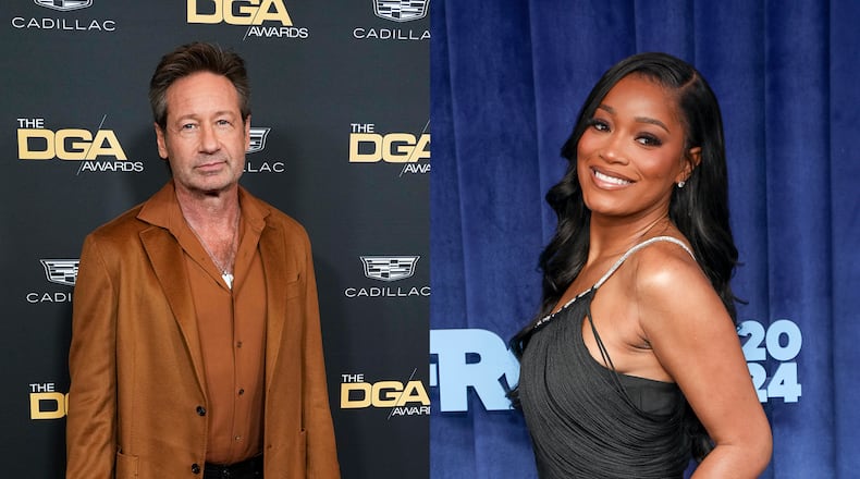 David Duchovny ("See You When I See You") and Keke Palmer ("I Love Boosters") began shooting films in metro Atlanta in October 2024. AP
