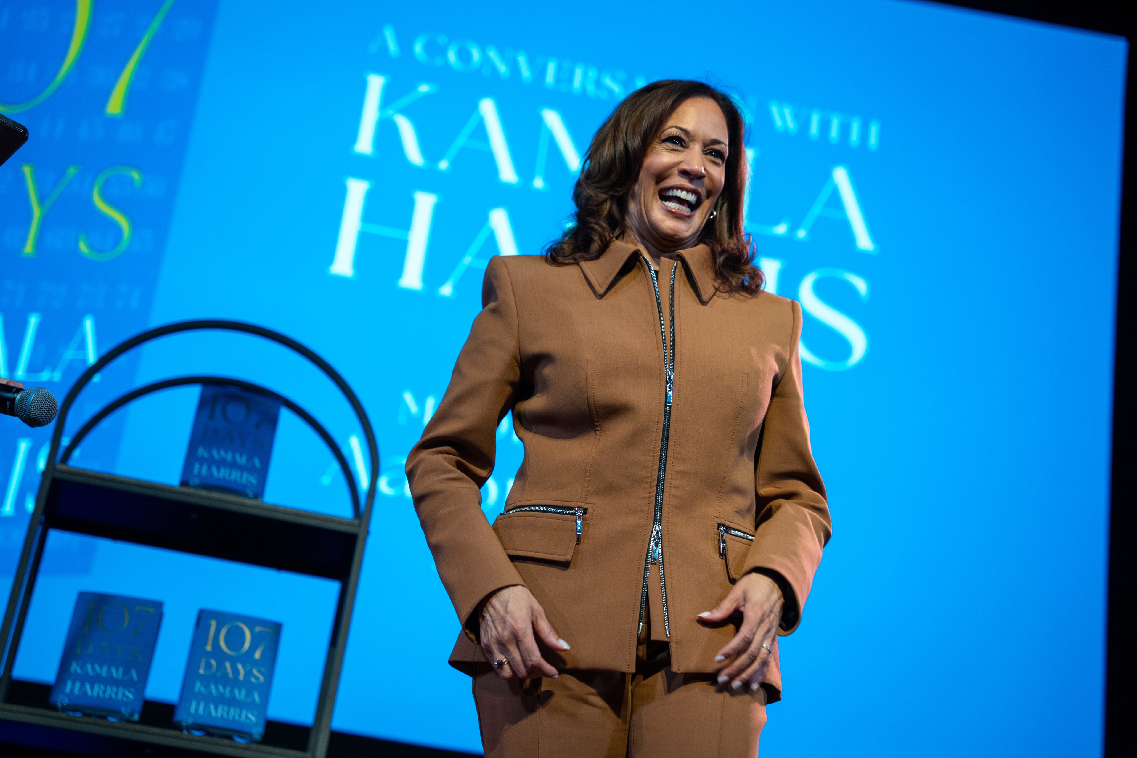 Former Vice President Kamala Harris has been touring the country to promote her new book, "107 Days."