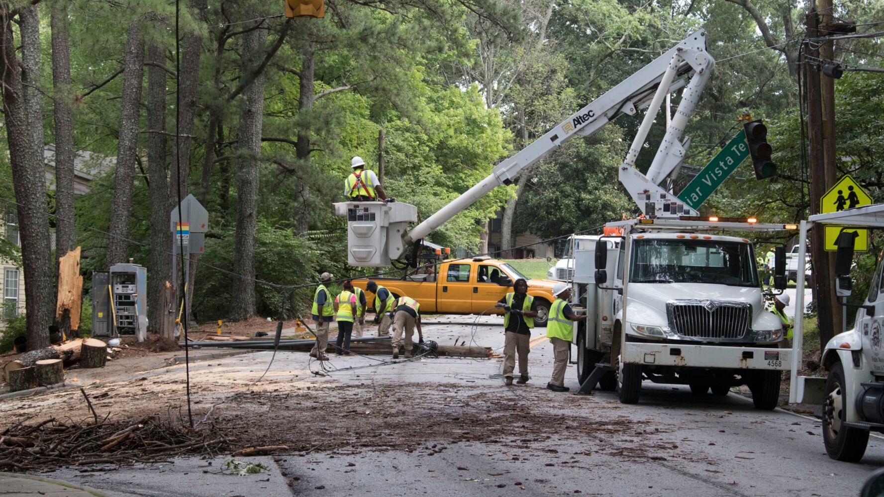 PHOTOS: Trees down after storms in metro Atlanta