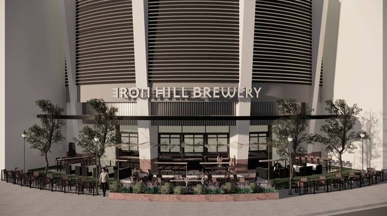 A rendering of Iron Hill Brewery, coming to Buckhead.