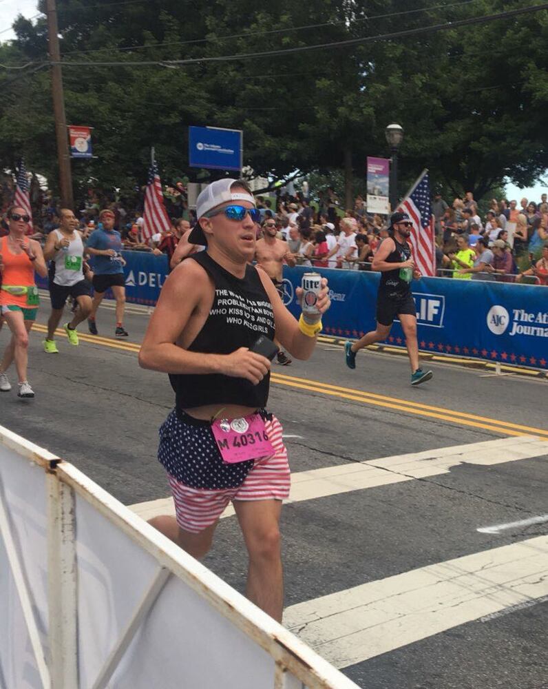 See the most interesting costumes from the 50th running AJC Peachtree Road Race