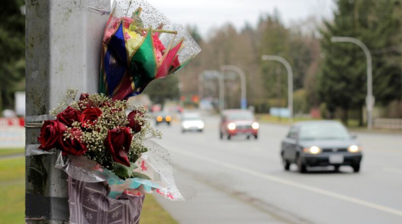 Roadside memorial (stock photo).