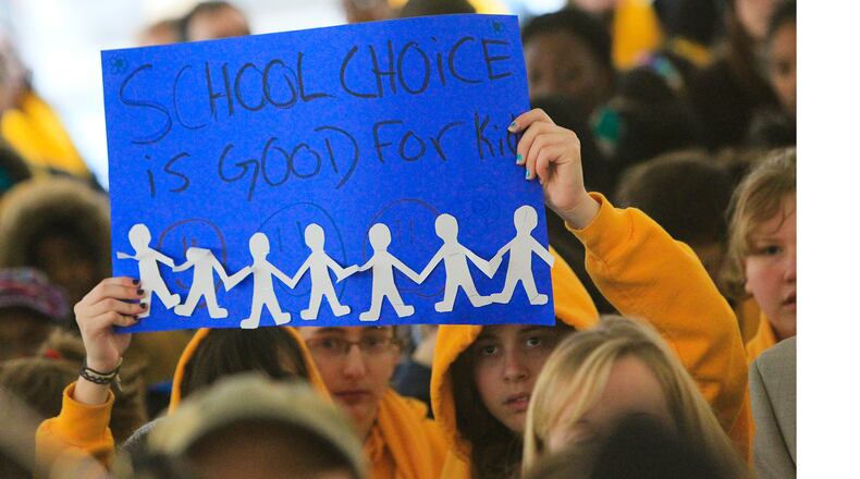 Every year, hundreds of parents and students rally for expanded school choice at the Georgia state Capitol.