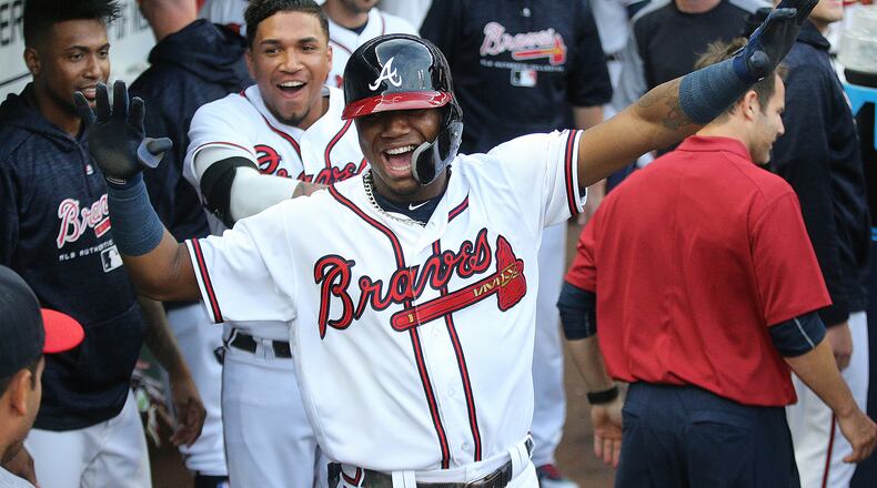 Braves rookie outfielder Ronald Acuna Jr. (Curtis Compton/ccompton@ajc.com)