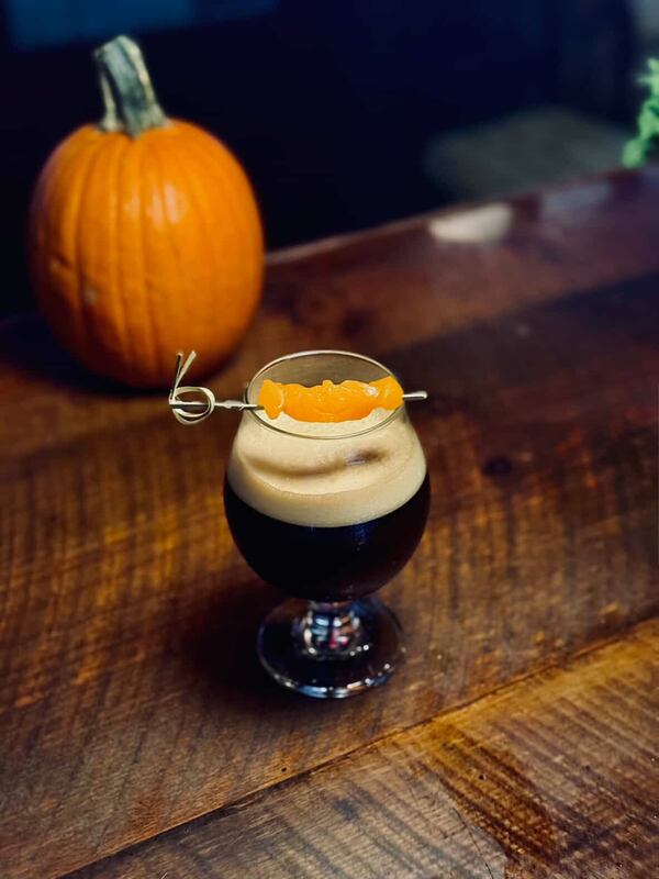 The Gravedigger cocktail at the Third Door conjures fall vibes with the richness of cognac and bittersweet amari. (Courtesy of The Third Door)