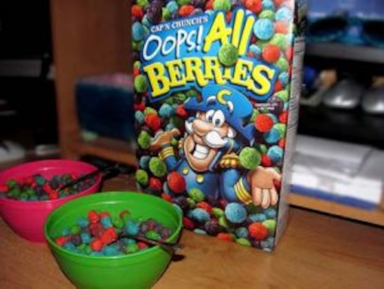 #4 - Quaker Oats Cap'n Crunch's OOPS! All Berries: 46.9% sugar by weight (According to Environmental Working Group's study of children's cereals)