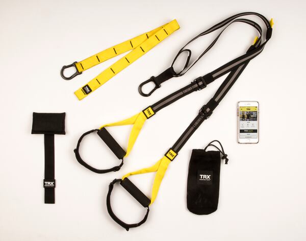 Use a suspension trainer, two anchors and a subscription to the TRX app to credit a fitness regimen at home or outdoors.
Courtesy of TRX