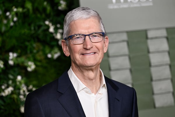 FILE - Tim Cook attends the WSJ. Magazine Innovators Awards at the Museum of Modern Art on Tuesday, Oct. 29, 2024, in New York. (Photo by Evan Agostini/Invision/AP, File)