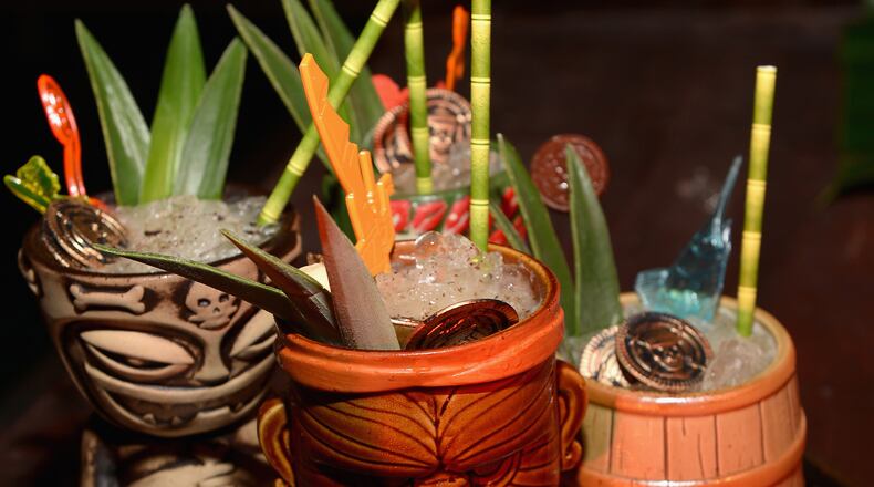 Two patrons at Gordon Ramsay's 'Hell's Kitchen' restaurant in Caesars Palace, Las Vegas, were burned by a flaming drink on Thursday.