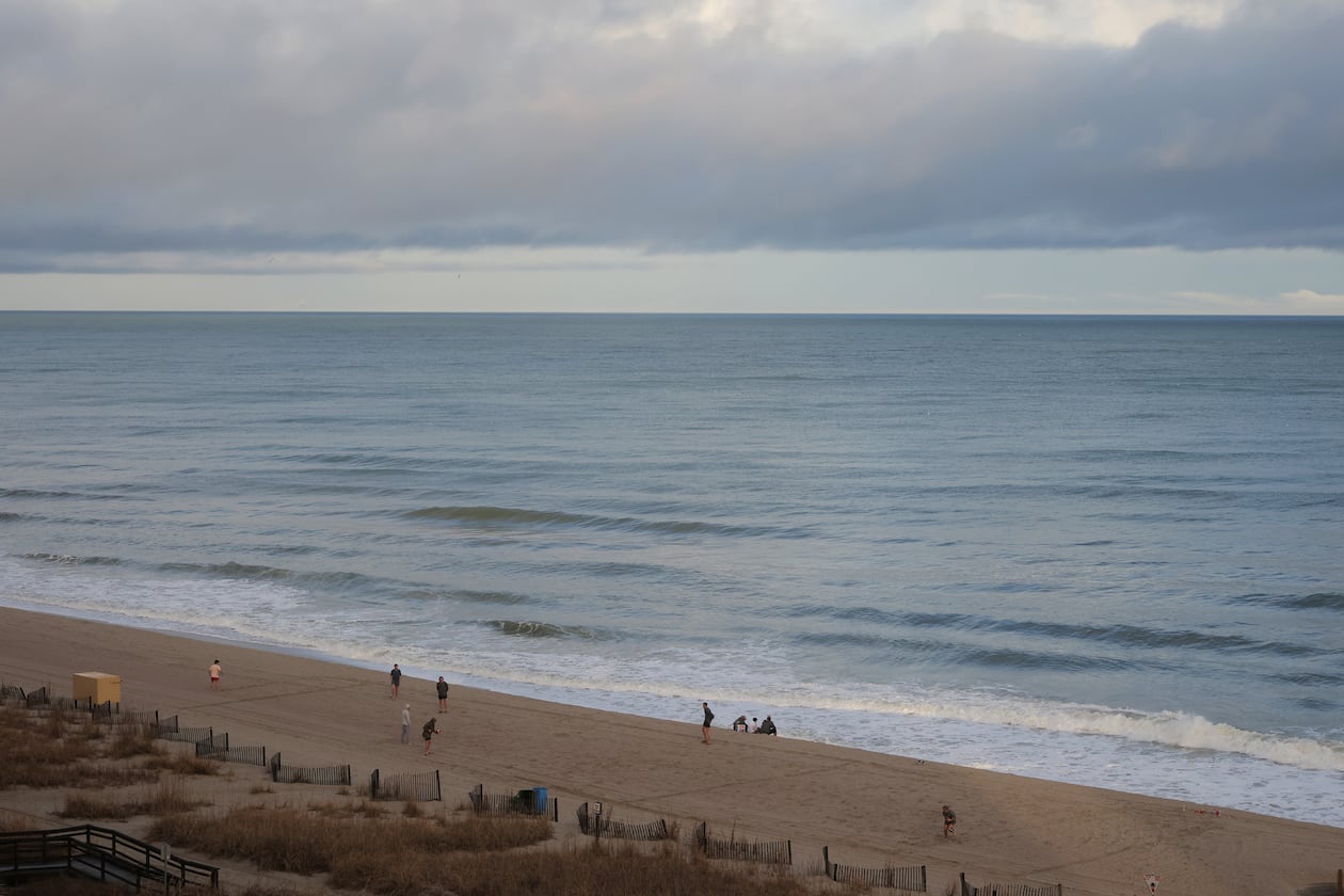 A metro Atlanta teacher is being hailed as a hero after he drowned Friday, Aug. 7, 2026, after jumping in the ocean to bring a young girl to safety in Myrtle Beach, S.C. (Travis Dove/The New York Times 2025)