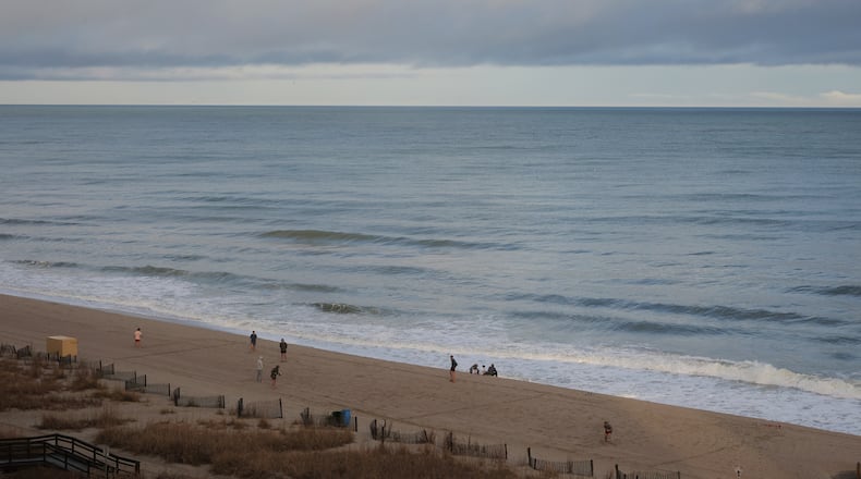 A metro Atlanta teacher is being hailed as a hero after he drowned Friday, Aug. 7, 2026, after jumping in the ocean to bring a young girl to safety in Myrtle Beach, S.C. (Travis Dove/The New York Times 2025)